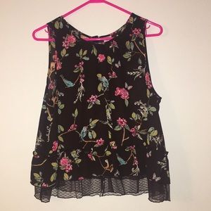Woodland Peplum Tank